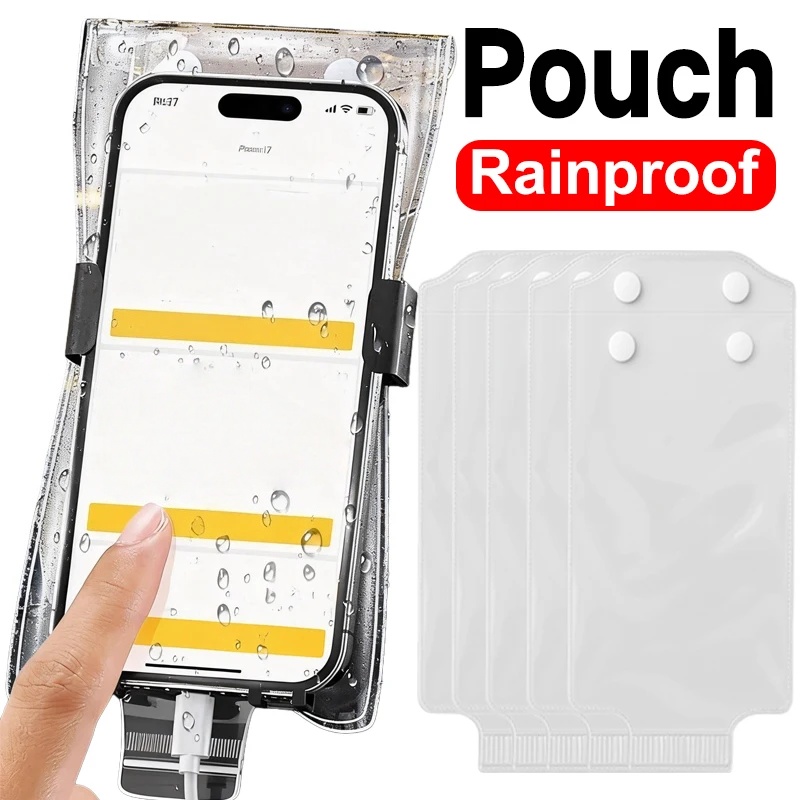 Outdoor Sport Activity - Transparent Waterproof Phone Cover Pouch Universal