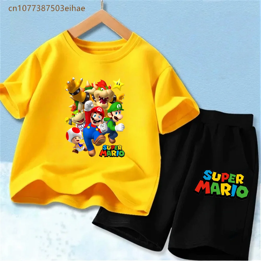Outdoor Sport Activities For Kids - Comfort Mario Graphic Kids T Shirt