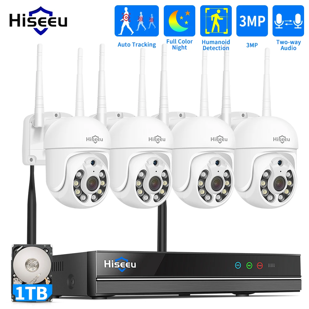 Outdoor Sport Camera - Hiseeu 5MP WiFi CCTV Camera Security
