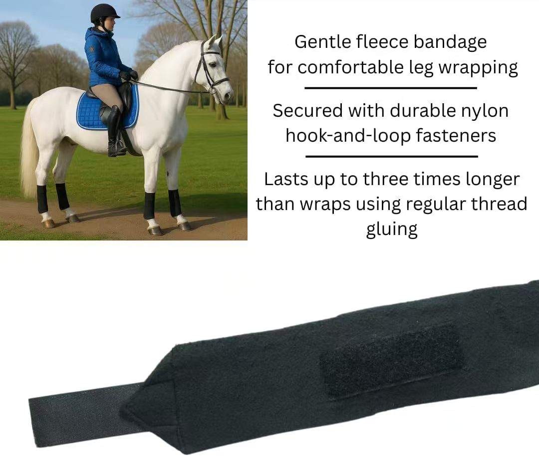 New Horse Wraps 2.5m Soft Flee - Polo Wraps Fleece のレビューと価格