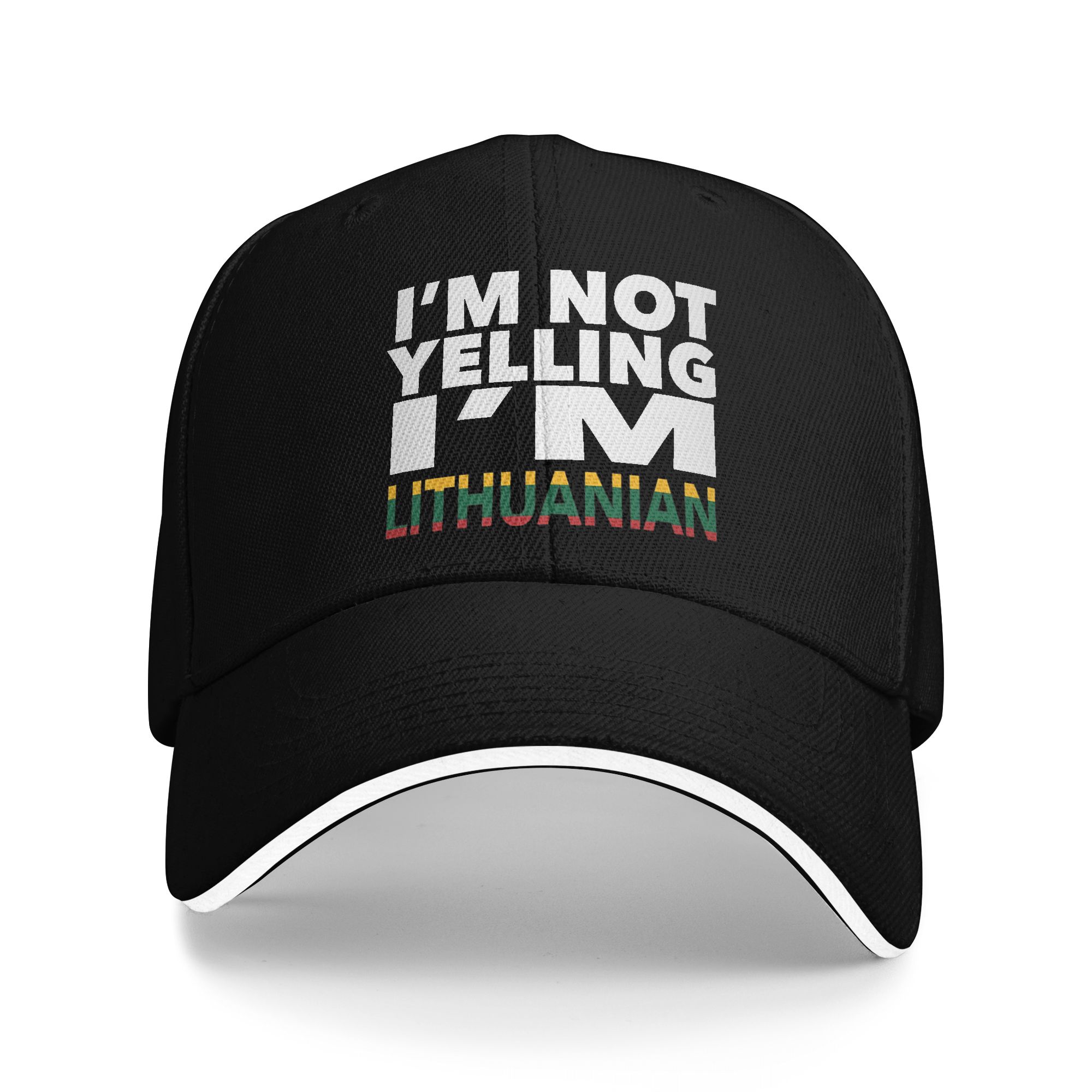 Lithuanian I'm Not Yelling I'm - Outdoor Sport Hat Classic のレビューと価格