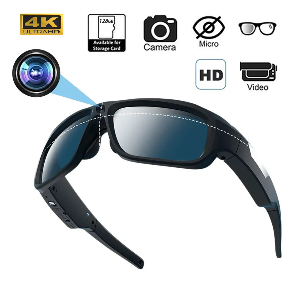 4K HD Smart Glasses Camera Min - Outdoor Sport Camera のレビューと価格