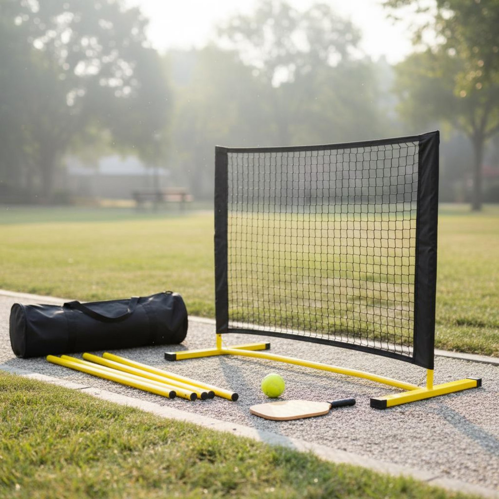 Pickleball Net Stand Indoor Ou - Outdoor Sports Net のレビューと価格