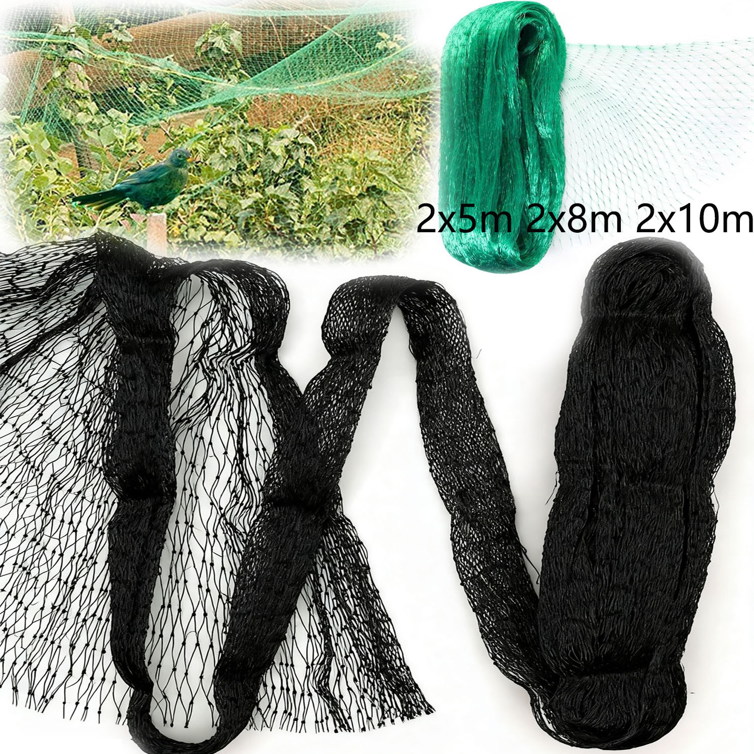 1pcs Garden bird net Green/bla - Outdoor Sports Net のレビューと価格