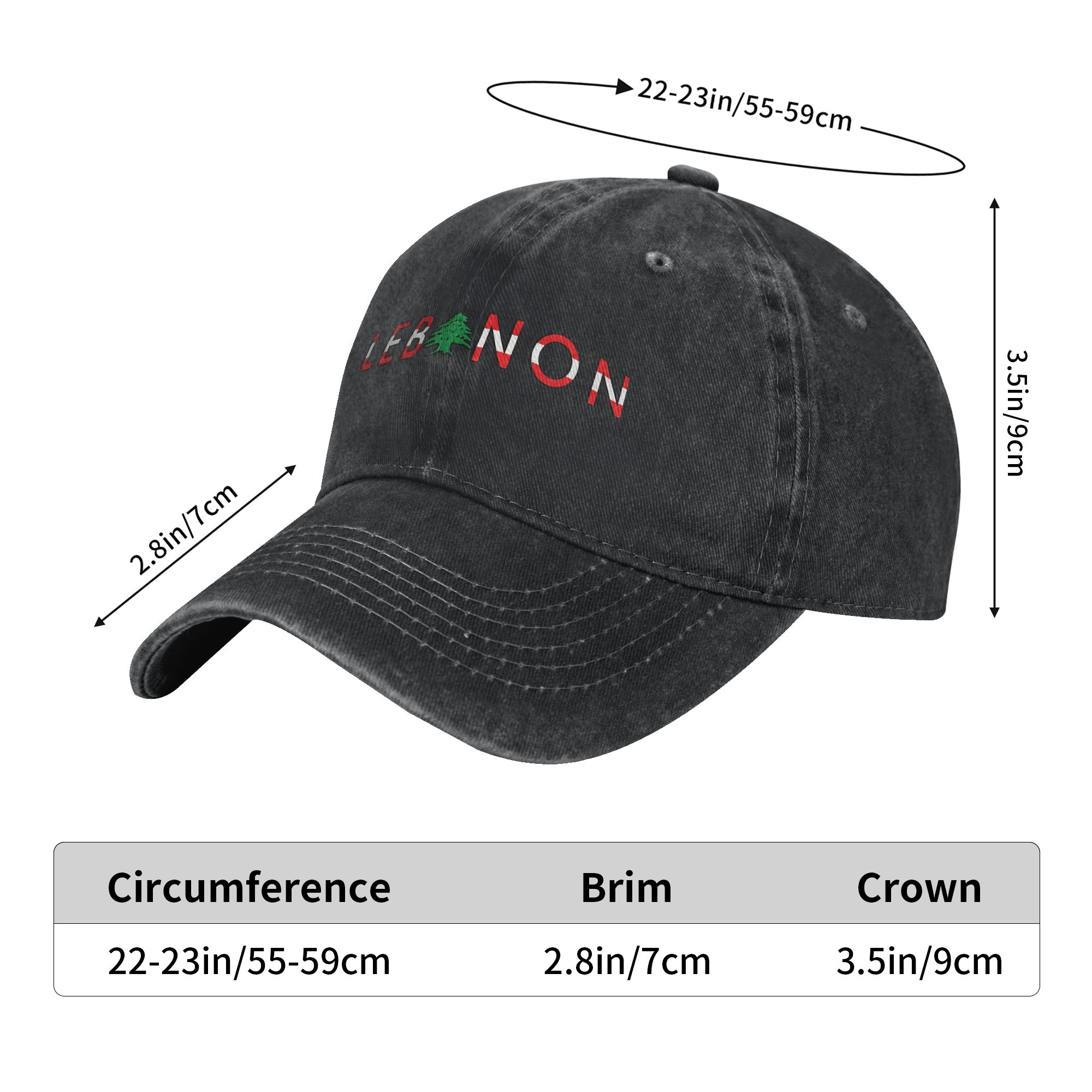 Summer Lebanon Flag  Baseball  - Outdoor Sport Hat Classic のレビューと価格