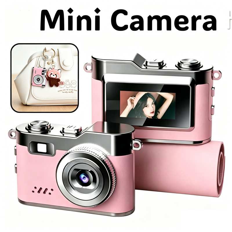 1080P Mini Camera Retro Style  - Outdoor Sport Activities For Kids のレビューと価格