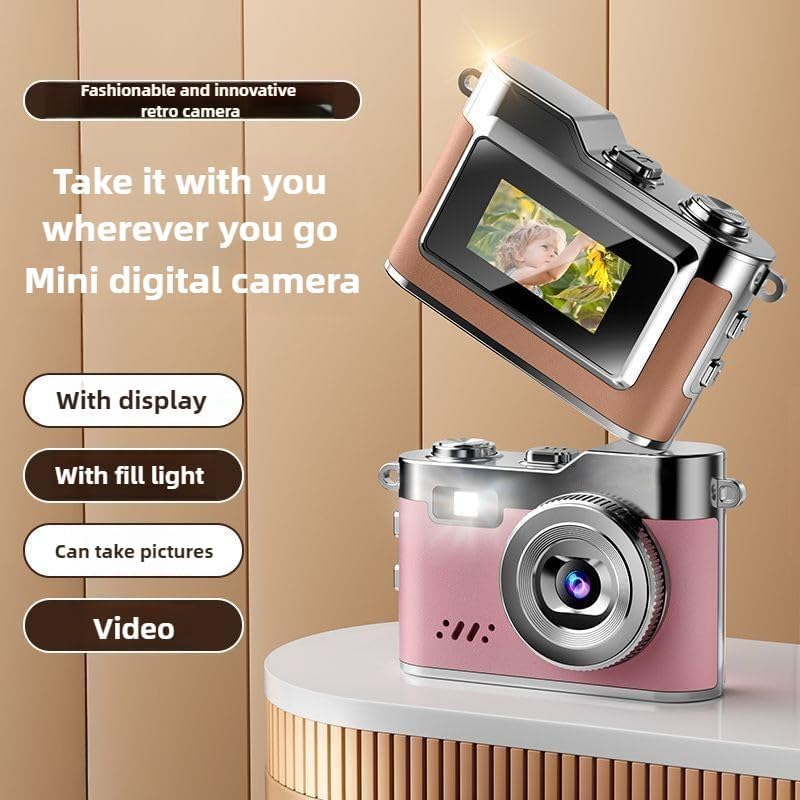 1080P Mini Camera Retro Style  - Outdoor Sport Activities For Kids のレビューと価格
