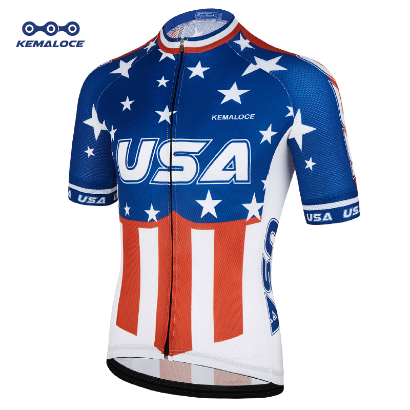 KEMALOCE Bike Jersey USA Navy  - Outdoor Sport Usa のレビューと価格