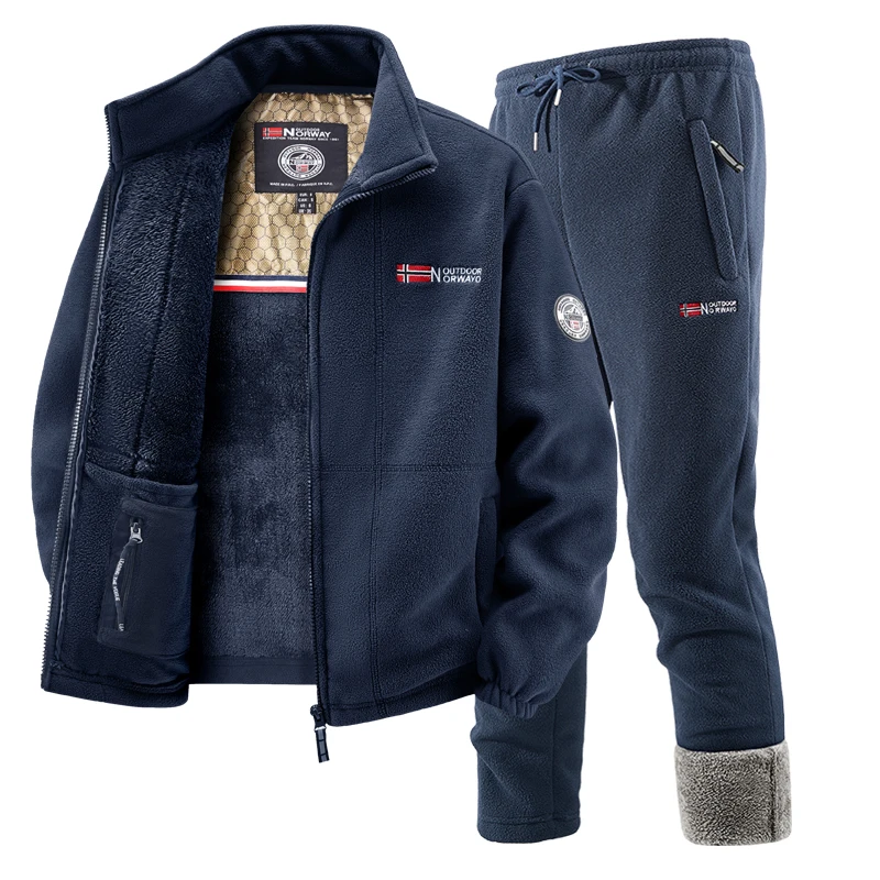 Mens Winter Fleece Tracksuit S - Outdoor Sport Winter Jacket のレビューと価格