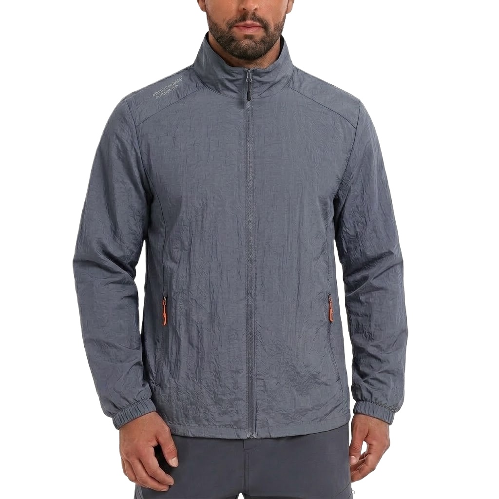Mens UPF50+ Performance Sunscr - Outdoor Sport Jacket Men のレビューと価格