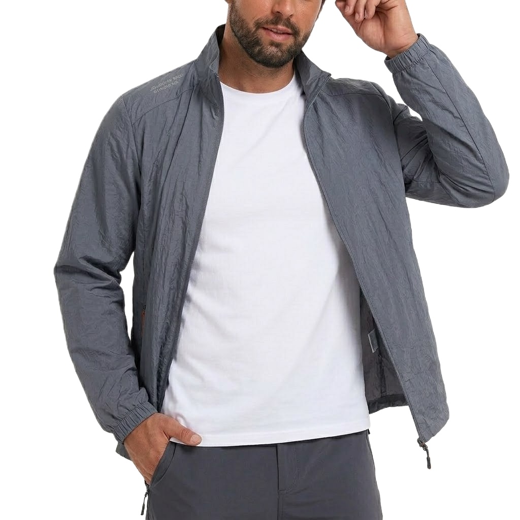 Mens UPF50+ Performance Sunscr - Outdoor Sport Jacket Men のレビューと価格