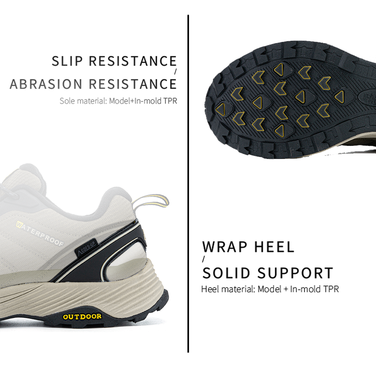 Baasploa Men Hiking Shoes Bran - Climbing Shoe Beginner のレビューと価格