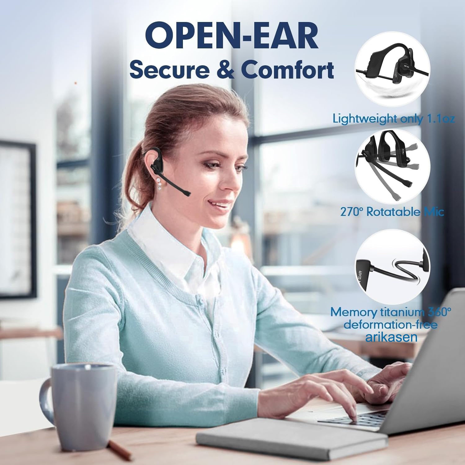 Open Ear Headphones with Mic,  - Outdoor Sport Centre のレビューと価格