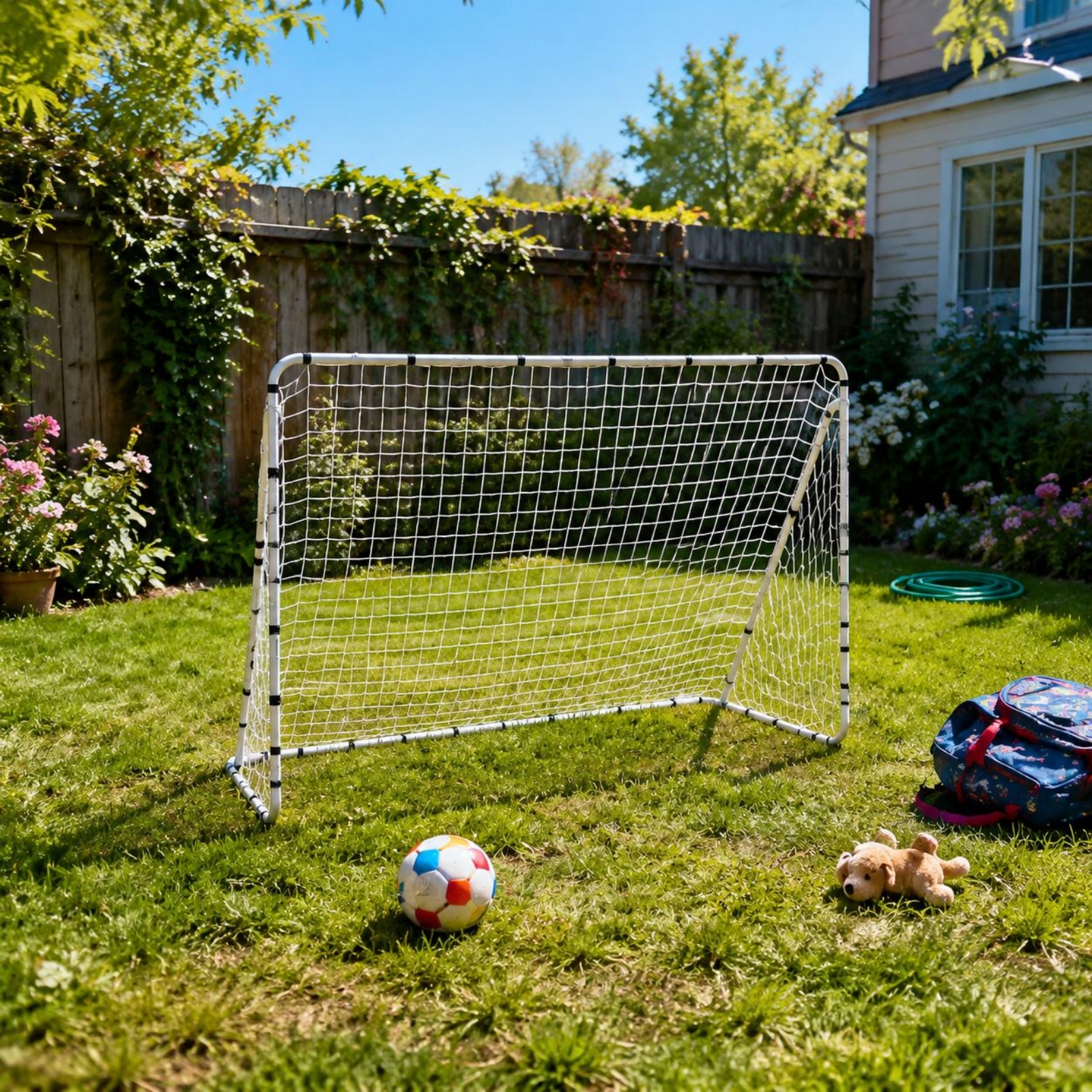 Steel Soccer Goal Indoor Outdo - Outdoor Sports Net のレビューと価格