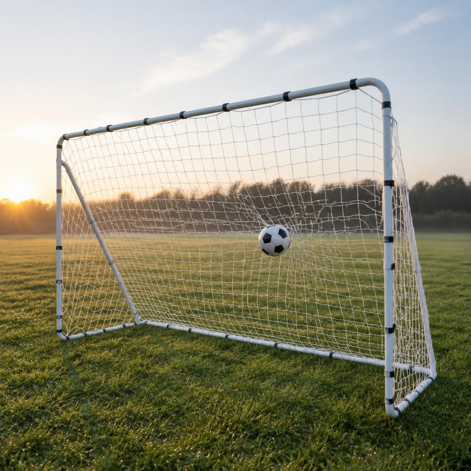 Steel Soccer Goal Indoor Outdo - Outdoor Sports Net のレビューと価格