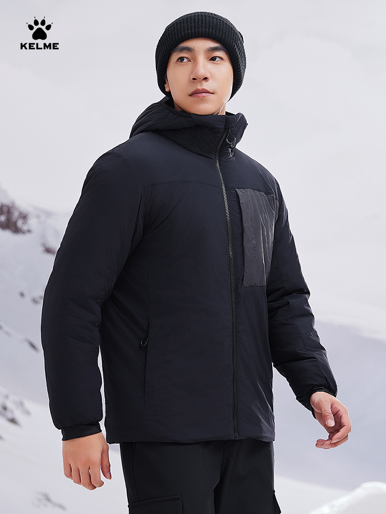 Kelme Lightweight Hooded Outdo - Outdoor Sport Winter Jacket のレビューと価格