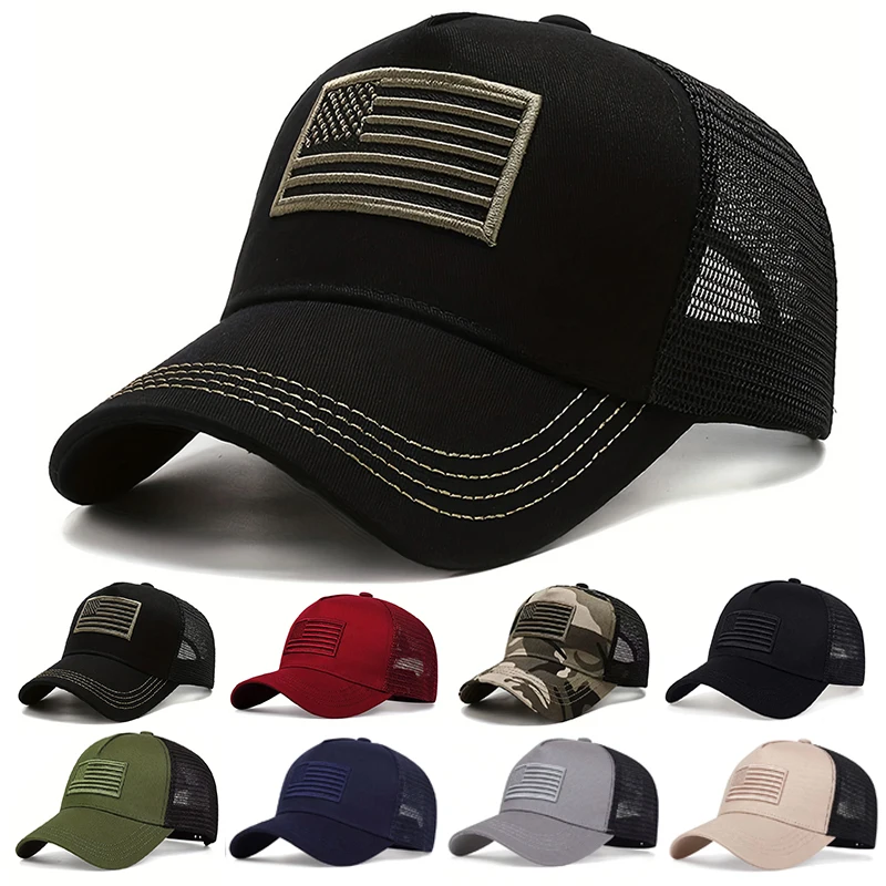 USA Flag Mesh Baseball Cap Sum - Outdoor Sport Usa のレビューと価格