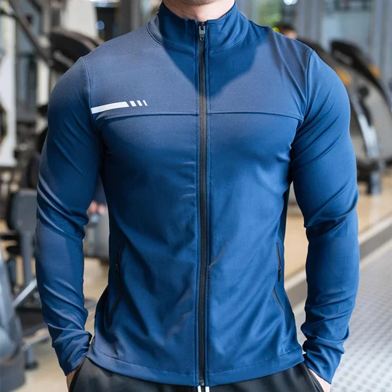 Mens Gym Fitness Shirts Tops H - Outdoor Sport Jacket Men のレビューと価格