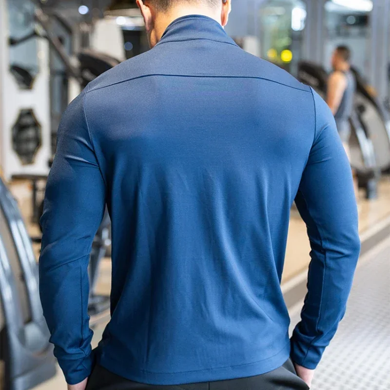 Mens Gym Fitness Shirts Tops H - Outdoor Sport Jacket Men のレビューと価格