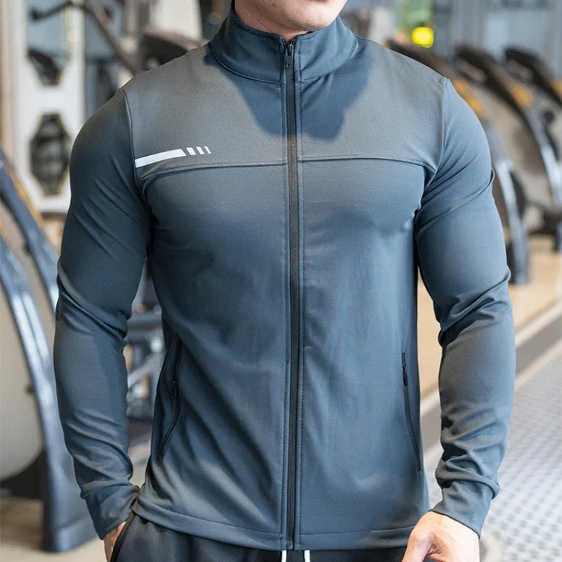 Mens Gym Fitness Shirts Tops H - Outdoor Sport Jacket Men のレビューと価格
