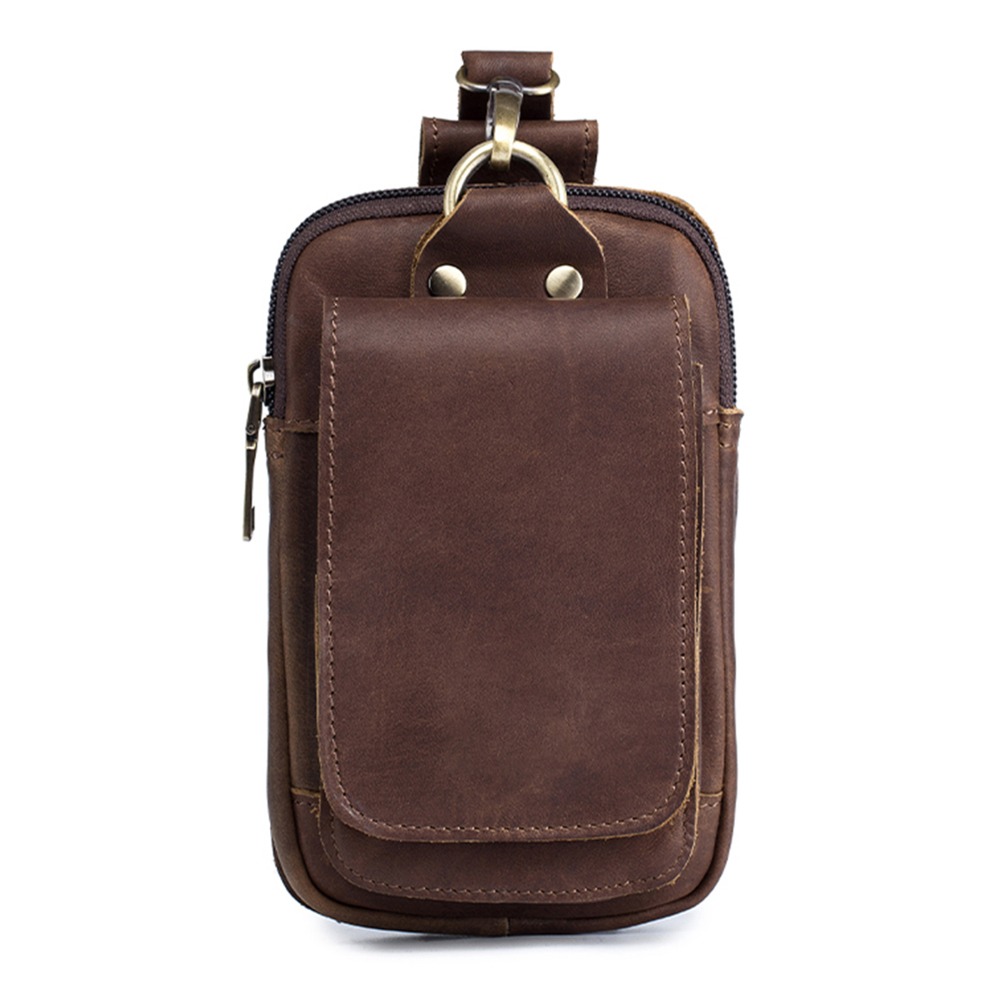 Vintage Cow Leather Belt Bag P - Outdoor Sport Bag のレビューと価格