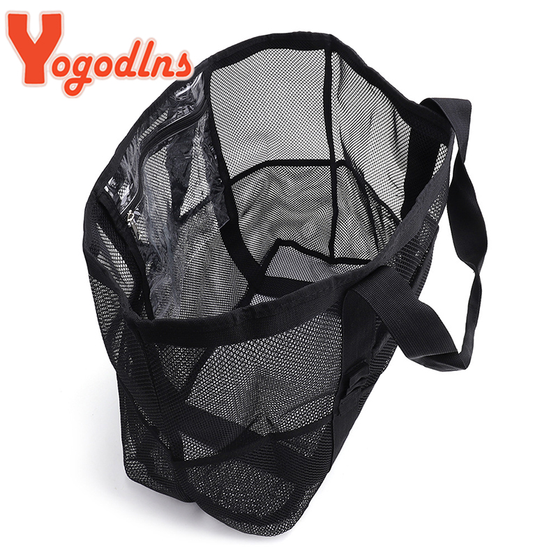 Summer Black Mesh Tote Bag For - Outdoor Sport Bag のレビューと価格
