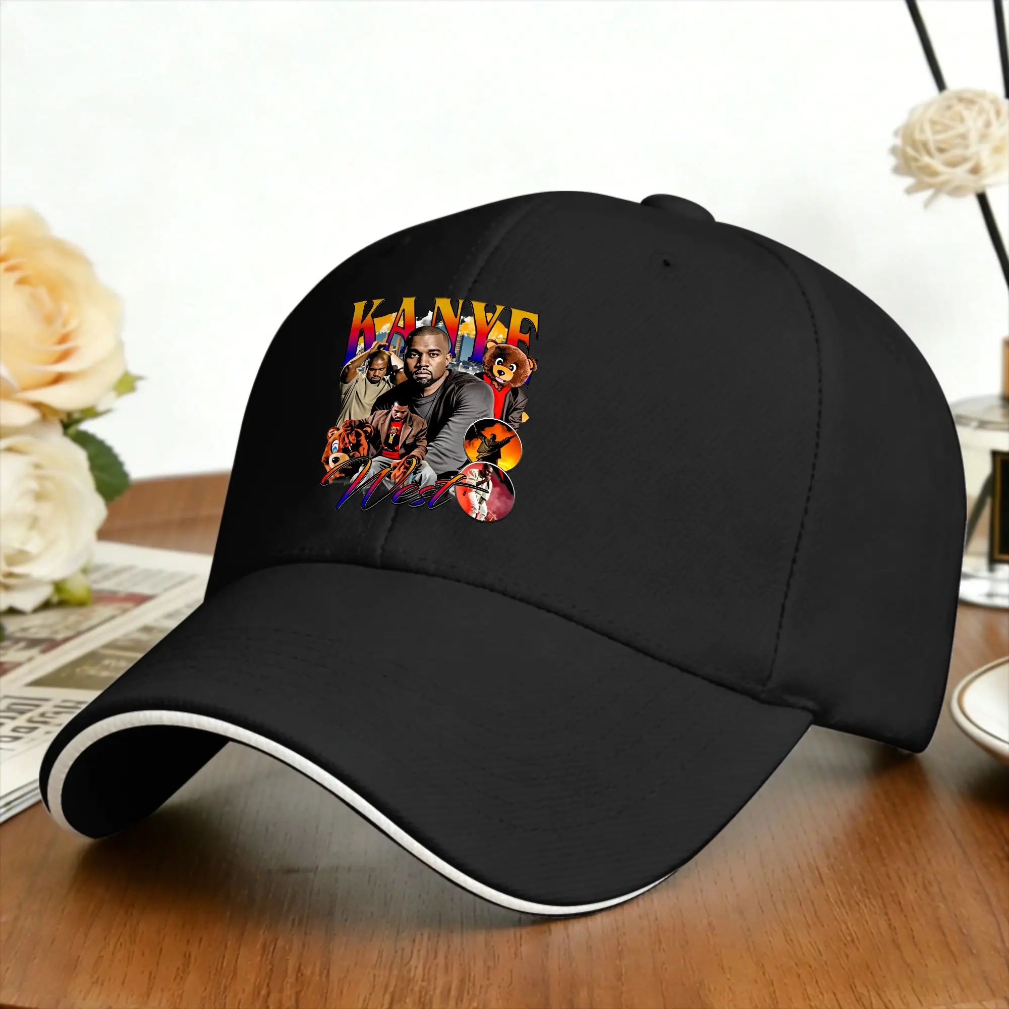 Casual Baseball Cap Kanye West - Outdoor Sport Hat Classic のレビューと価格
