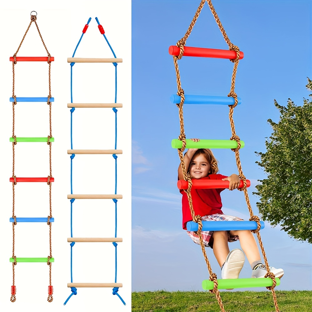 1pc Colorful Kid Climbing Ladd - Outdoor Sport Climbing Gear のレビューと価格