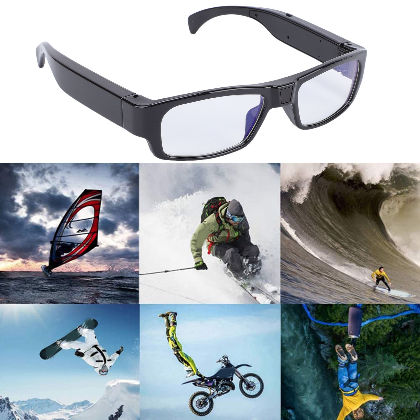 Camera Glasses Sports Action 1 - Outdoor Sport Camera のレビューと価格