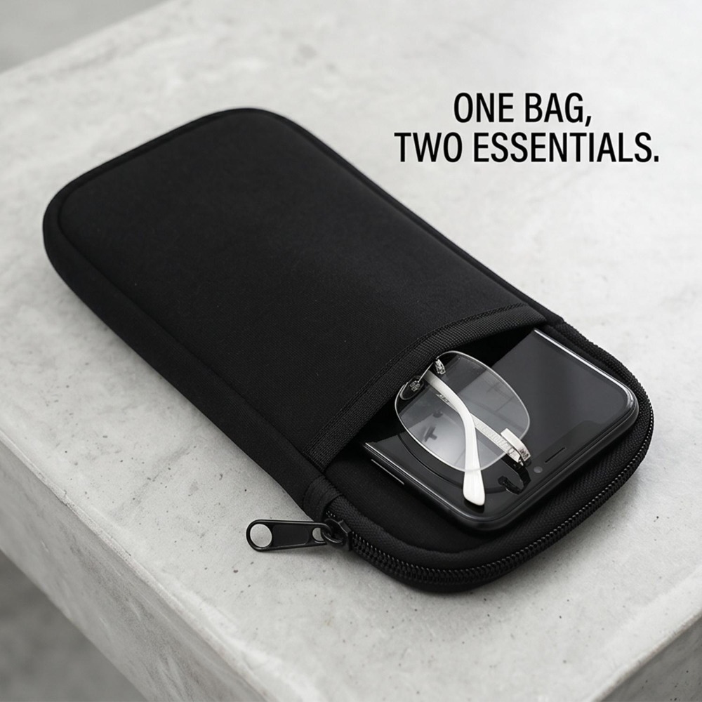 Nylon Fabric Phone /Glasses Zi - Outdoor Sport Bag のレビューと価格