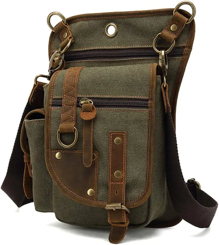 Canvas Drop Leg Bag sport Thig - Outdoor Sport Bag のレビューと価格