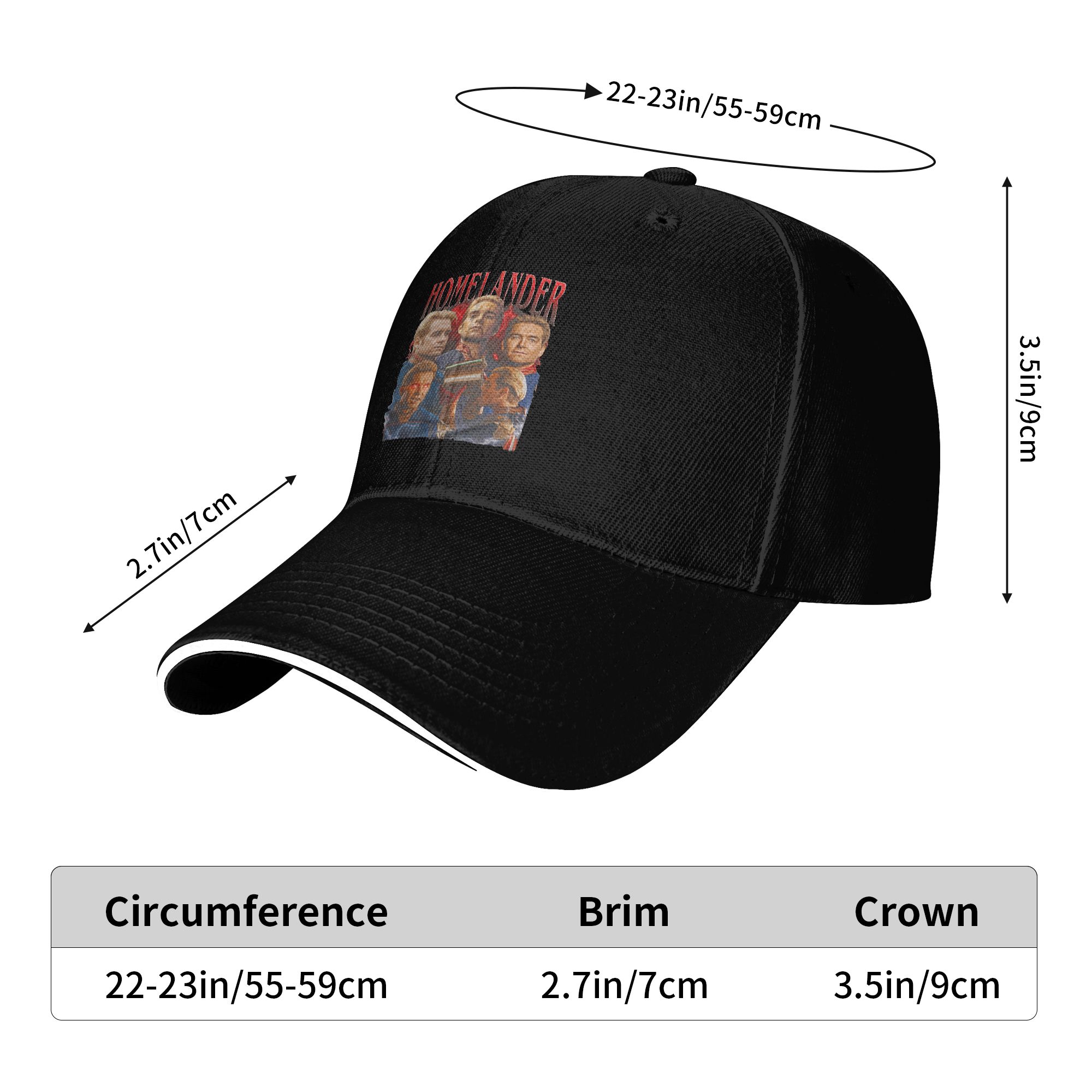 Homelander Baseball Cap The Bo - Outdoor Sport Hat Classic のレビューと価格
