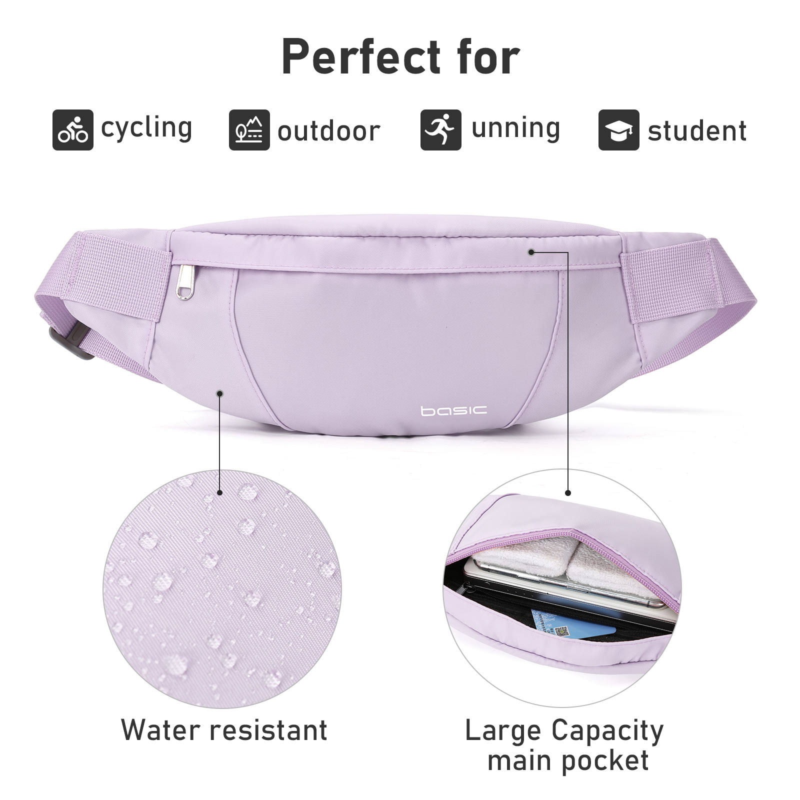 Fashion Running Waist Bag Wate - Outdoor Sport Bag のレビューと価格