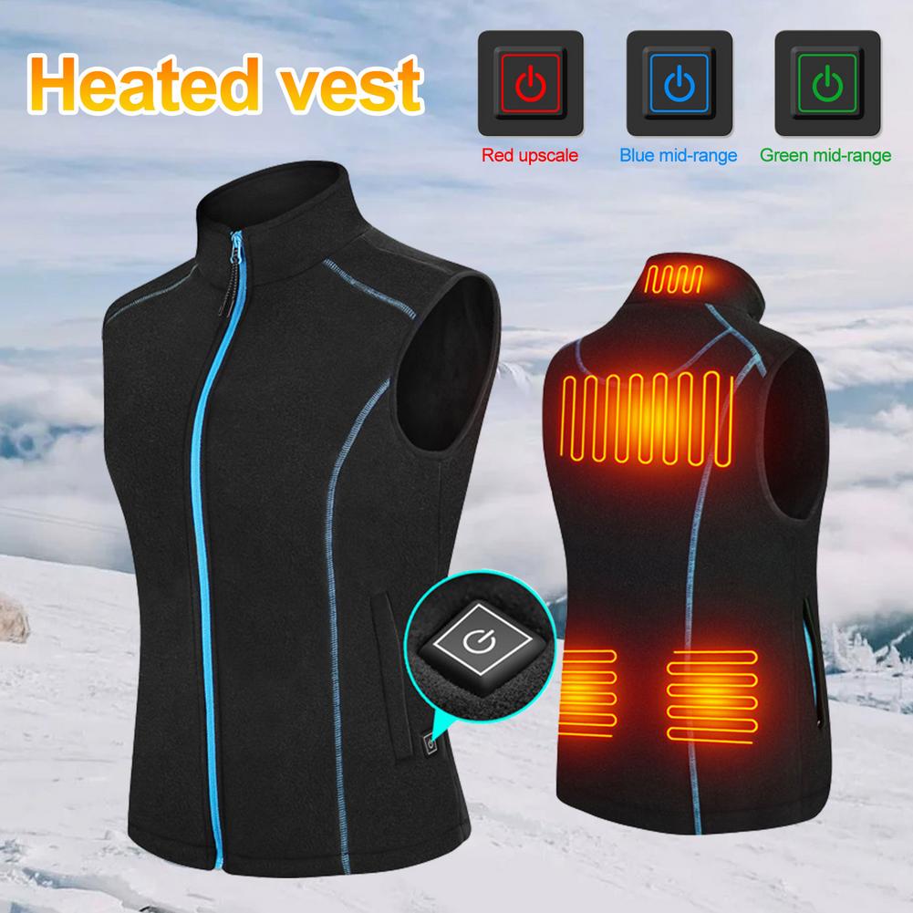 Women Heated Vest Winter Elect - Outdoor Sport Jacket Men のレビューと価格