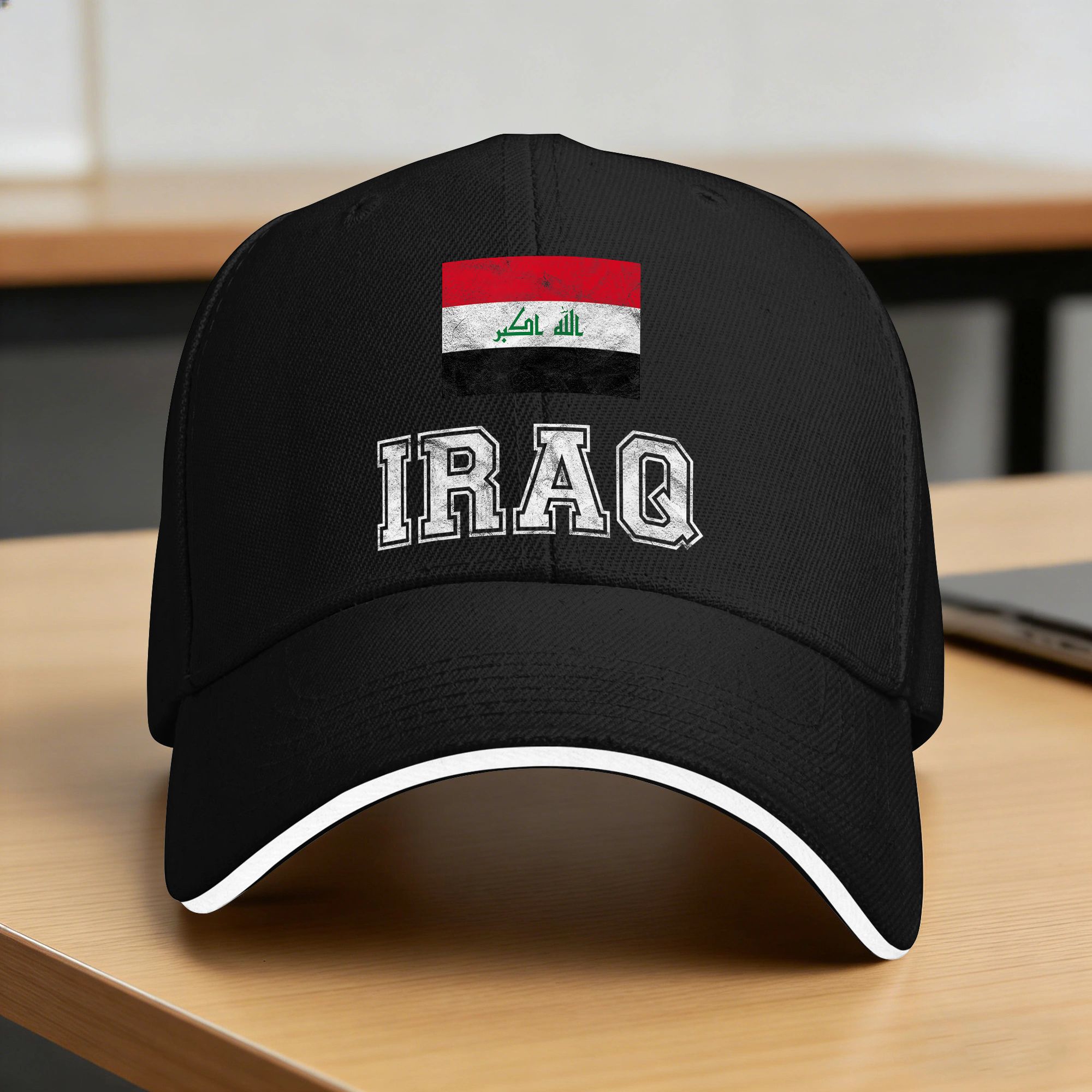 Iraq Flag Baseball Cap  Classi - Outdoor Sport Hat Classic のレビューと価格
